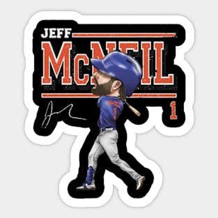 Jeff McNeil New York M Cartoon Sticker